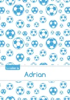 Le cahier d'Adrian - Petits carreaux, 96p, A5 - Football Marseille