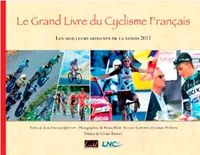 Grand Livre Du Cyclisme Francais 2015