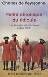 petite chronique du ridicule, les Français ont-ils changé depuis 1782 ?