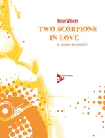 Two Scorpions In Love, 4 saxophones (S/AATBar). Partition et parties.