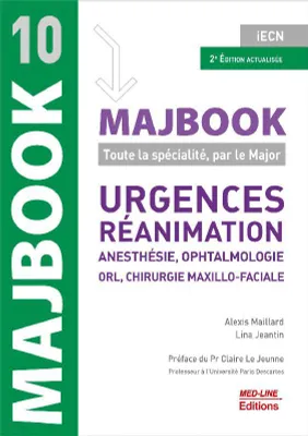 Majbook, 10, Urgences, réanimation, anesthésie, ophtalmologie, ORL, chirurgie maxillo-faciale