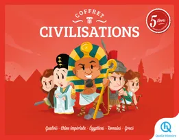 Coffret civilisations, Gaulois - Chine impériale - Egyptiens - Romains - Grecs