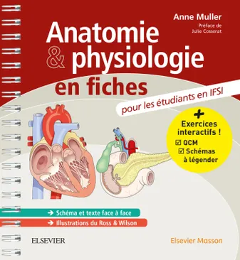 Anatomie et physiologie en fiches pour les étudiants en IFSI, Avec un site Internet d'entraînements interactifs