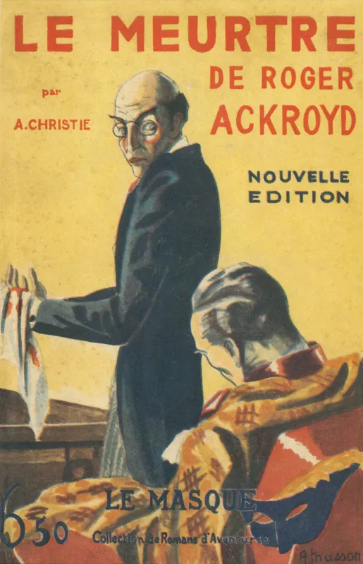 Livres Polar Policier et Romans d'espionnage Le Meurtre de Roger Ackroyd - Fac-similé prestige Agatha Christie