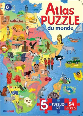 Atlas puzzle du monde