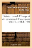 État des cours de l'Europe et des provinces de France pour l'année 1785