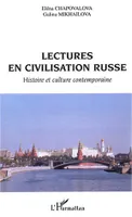 Lectures en civilisation russe, Histoire et culture contemporaine - Ouvrage  en Russe
