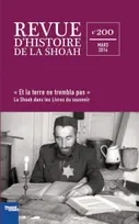 Revue d'histoire de la shoah nº200 - La Shoah dans les livres du souvenir