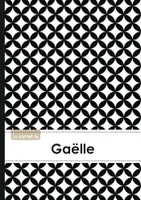 Le carnet de Gaëlle - Lignes, 96p, A5 - Ronds Noir et Blanc