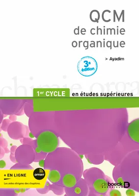 QCM de chimie organique, 1er cycle des études médicales