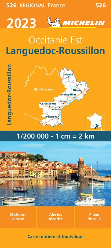 Livres Loisirs Voyage Cartographie et objets de voyage Carte Régionale Languedoc-Roussillon 2023 Collectif, .
