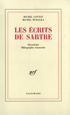 Les Écrits de Sartre, Chronologie et bibliographie commentée
