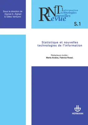Revue des nouvelles technologies de l'information, n° RNTI-S 1, Statistique et nouvelles technologies de l'information