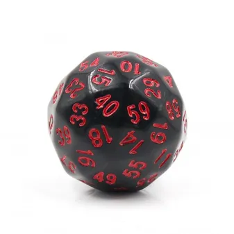 D60 - Black Opaque - Red
