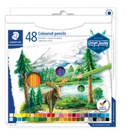 STAEDTLER® 146C - Etui carton 48 crayons de couleur assortis - Edition Design Journey