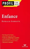 Profil - Sarraute (Nathalie) : Enfance, Analyse littéraire de l'oeuvre