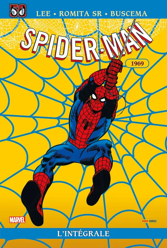 Livres BD Comics 7, Amazing Spider-Man: L'intégrale 1969 (T07 Edition 50 ans) Lee, Stan / Andru, Ross / Buscema, John / Mooney, Jim / Romita, John / Yanchus, Andrew / Coulomb, Ge