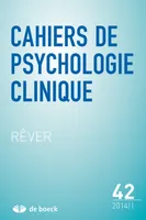 CAHIERS DE PSYCHOLOGIE CLINIQUE 2014/1 N.42