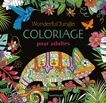 Wonderful Jungle - coloriage pour adultes