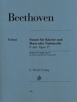 Sonata In F For Piano And Horn Or Cello Op.17