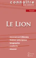 Fiche de lecture Le Lion de Joseph Kessel (Analyse littéraire de référence et résumé complet)
