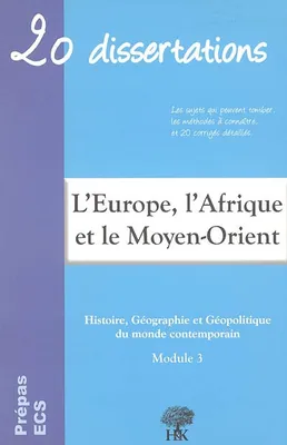 Géodynamique continentale de l'Europe de L'Afrique du Proche et du Moyen, avec analyses et commentaires sur le thème Géodynamique continentale de l'Europe, de l'Afrique, du Proche et Moyen-Orient