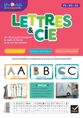 Lettres et compagnie - Français Maternelle Ed. 2022 - Guide pédagogique + flashcards
