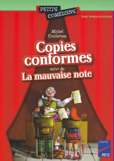 Livres Jeunesse de 3 à 6 ans Recueils, contes et histoires lues Copies conformes - La mauvaise note Michel Coulareau