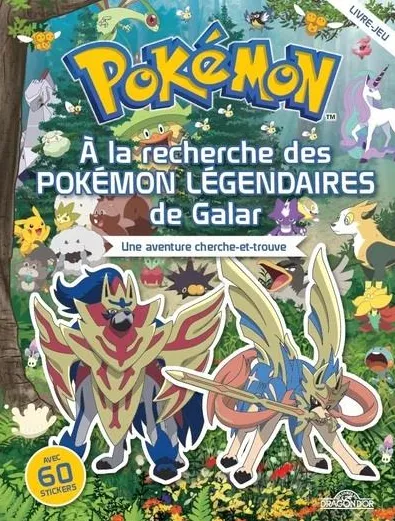 Jeux et Jouets Livres Livres pour les 3-6 ans Cherche et trouve et énigmes Pokémon - Cherche-et-trouve - À la recherche des Pokémon légendaires de Galar The Pokémon Company