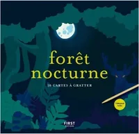 Forêt nocturne - 10 cartes à gratter