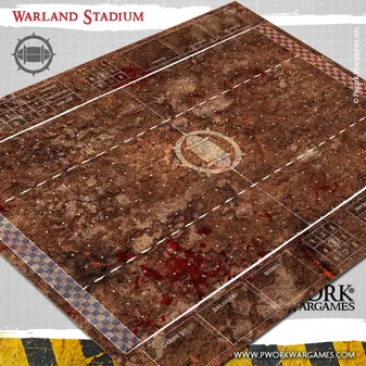 Blood Bowl - Warland Stadium - 73x92cm