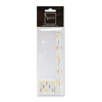 Stationery set G-clef coloured 3-part