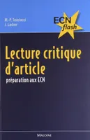 lecture critique d'articles - ecn flash, préparation aux ECN