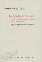 Poèmes solaires/Le poète en voie d'extinction/Baleine grise