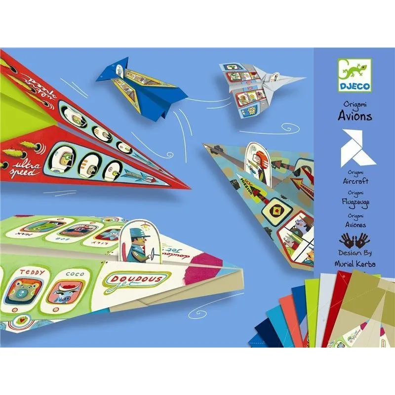 Jeux et Jouets Loisirs créatifs Pochettes créatives Origami et pliage origami avion 20