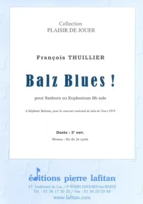 Balz blues !, Pour saxhorn ou euphonium [si bémol] solo