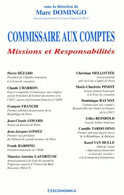 Commissaires aux comptes - missions et responsabilités, missions et responsabilités