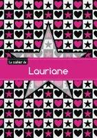 Le cahier de Lauriane - Petits carreaux, 96p, A5 - Étoile et c ur