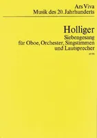 Siebengesang, Oboe, Orchestra, Voices and Loudspeakers. Partition d'étude.