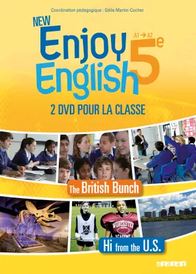 New Enjoy English 5e - Coffret 2 DVD classe