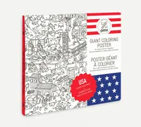 Poster Géant à colorier - USA