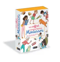Mon coffret jeux de lecture Montessori - dès 5 ans, 150 cartes, 1 livret, pour associer des images, des phrases et des mots