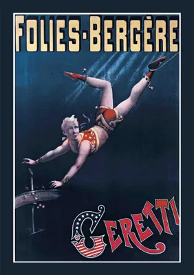 Carnet ligné Folies-Bergère. Ceretti