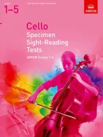 Cello Specimen Sight-Reading Tests, Grades 1-5, from 2012