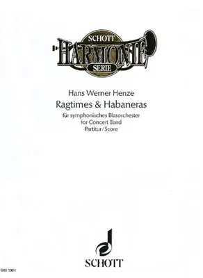 Ragtimes & Habaneras, Einrichtung für symphonisches Blasorchester von Marcel Wengler. wind band. Partition.