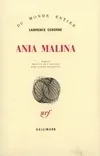 Ania Malina, roman