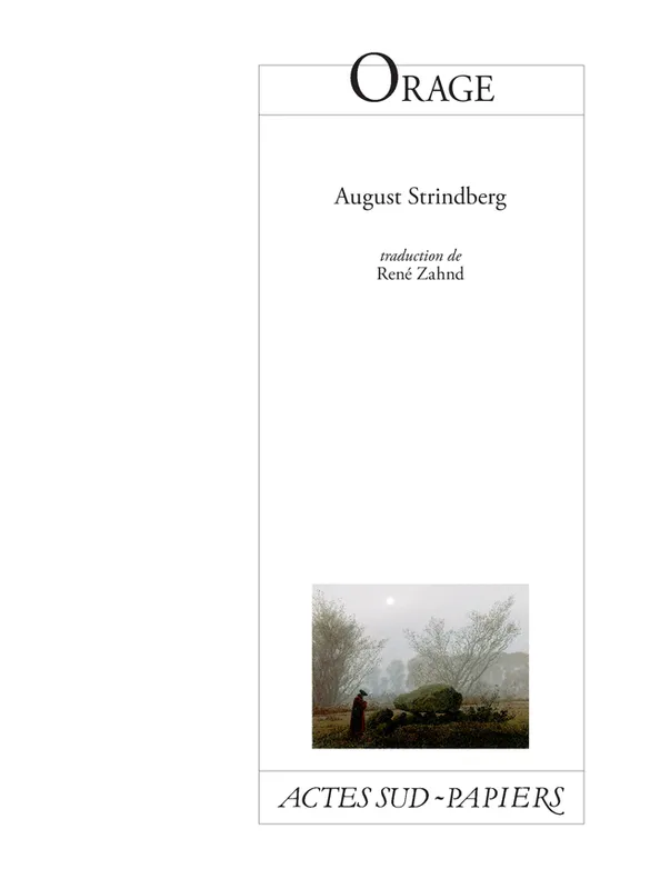 Livres Littérature et Essais littéraires Théâtre Orage August Strindberg