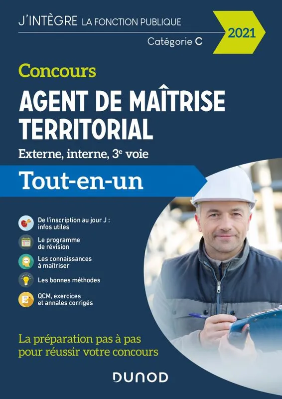 Concours Agent de maîtrise territorial 2021, Externe, interne, 3e concours Francis Pian, Pierre Siroteau