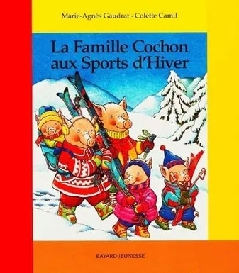 La famille Cochon aux sports d'hiver
