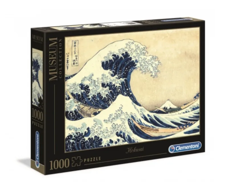 Jeux et Jouets Puzzle Puzzle de plus de 500 pièces Hokusai: la grande onda - 1000p Puzzles